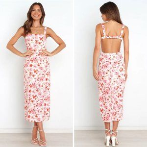 Sold! Open Back Floral Dress - Petal & Pup